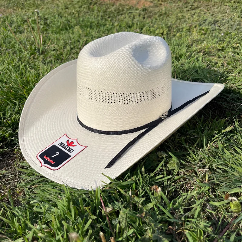 Handmade leather cowboy hats for women with floral designs for a feminine twist -THE AMIGO STRAW HAT - BLACK BAND