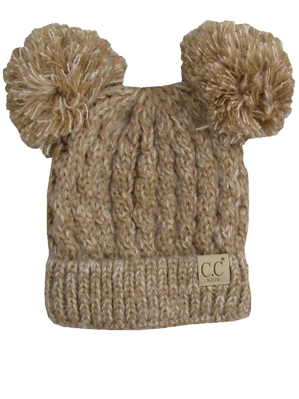 Bright cap for fun festival outfits -Kids-23 Taupe