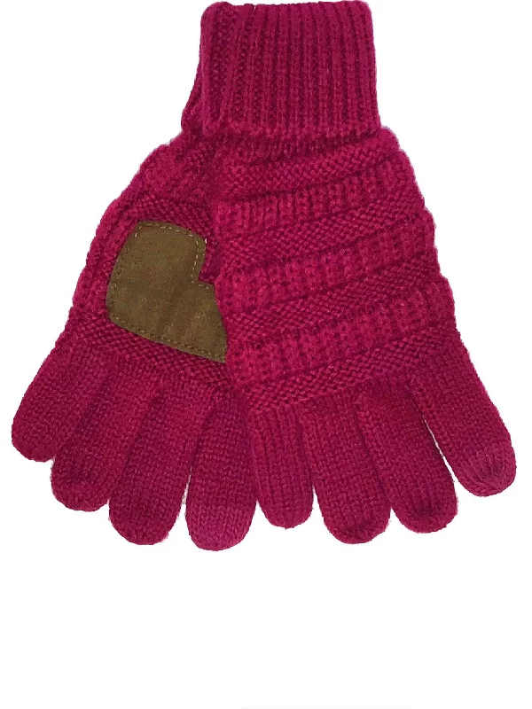 Classic cap with subtle tonal embroidery -G-20-KIDS HOT PINK GLOVES