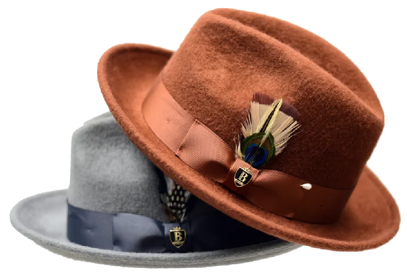 Soft felt fedora hats for women with adjustable bands for a perfect fit -Rabbit Collection