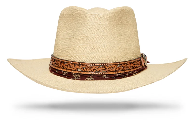 Cute straw hat for women with bow detail and soft, summery look -Yucca