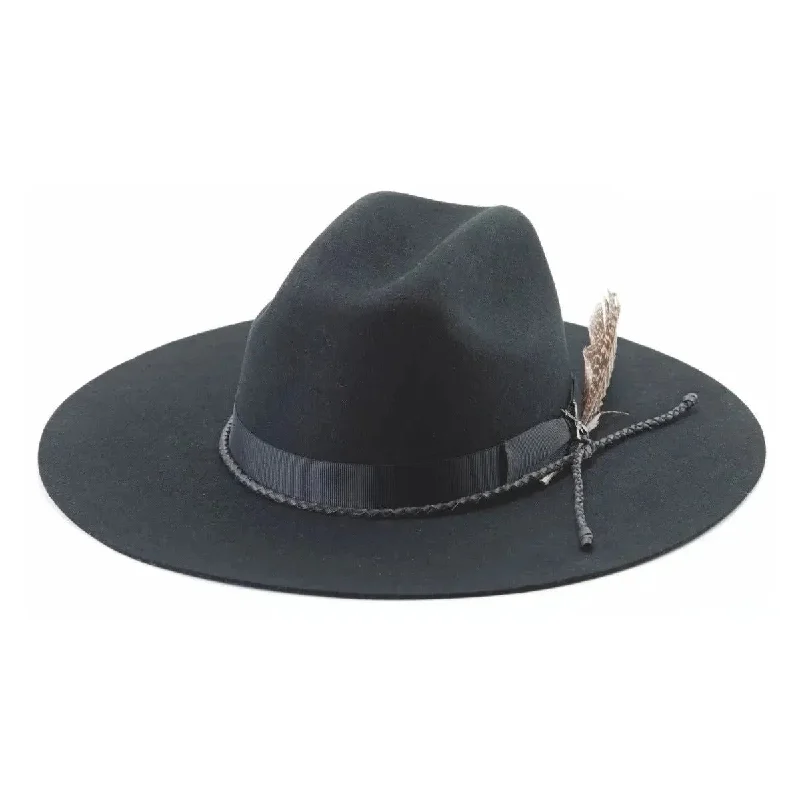 Classic black cowboy hats with elegant ribbon bands for formal western events -Bullhide Bad Guy - Wool Felt Cowboy Hat