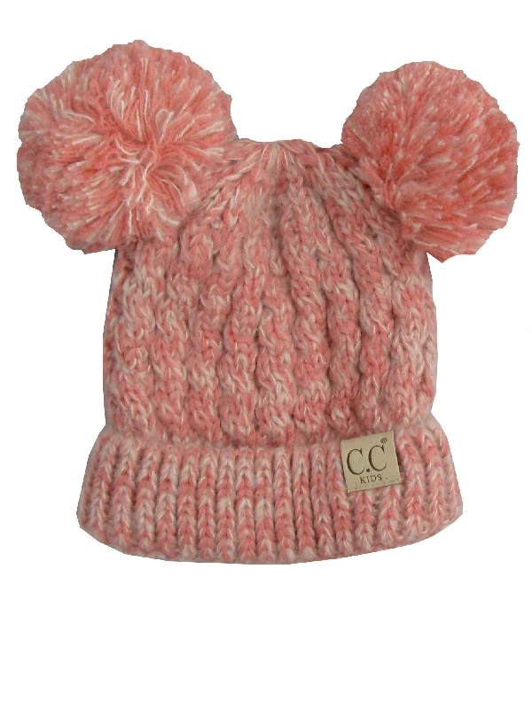 Classic cap with subtle tonal embroidery -Kids-23 Blush Peach