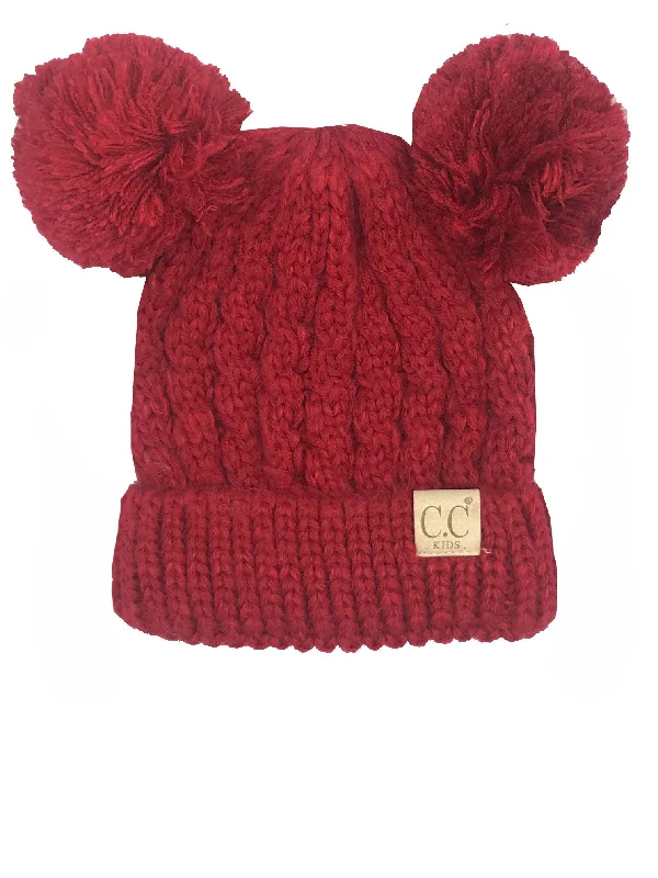 Designer cap for high-end brand appeal -Kid-24 Red