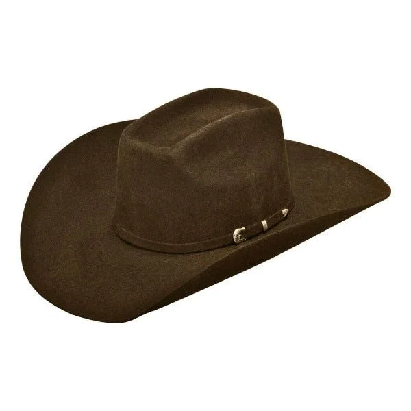 Affordable felt hat for stylish budget wear -Ariat 2X Wool Chocolate Cowboy Hat - Roper