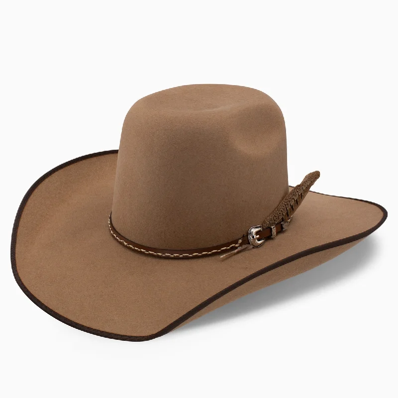 Casual wool felt hat for effortless style -3X Rockland B Cowboy Hat