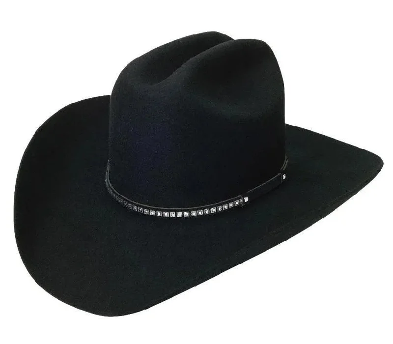 Western cowboy hats with decorative bands and turquoise accents for a vintage look -Silverado Silver City - Wool Felt Cowboy Hat