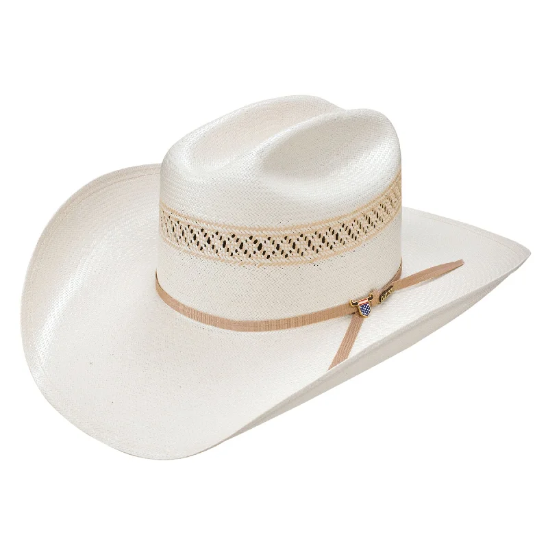 Adjustable straw beach hat for women with custom fit for comfort and sun protection -Resistol USTRC 10X Wildfire Straw Hat