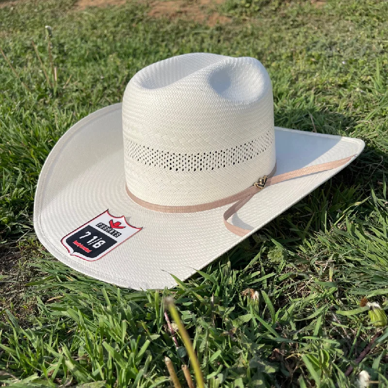 Unique cowboy hats for women with bold patterns and creative detailing -THE AMIGO STRAW HAT - SAND BAND