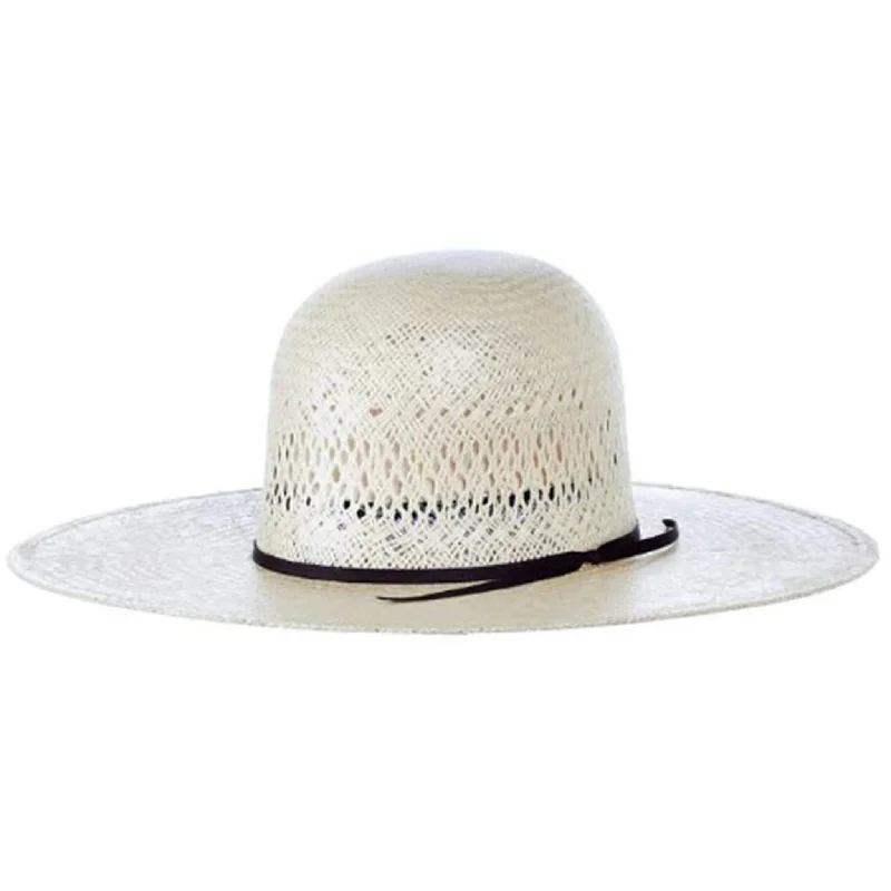 Casual straw cap for men with simple design and relaxed look -Rodeo King Quentin Jute Straw Hat 5" Flat Brim