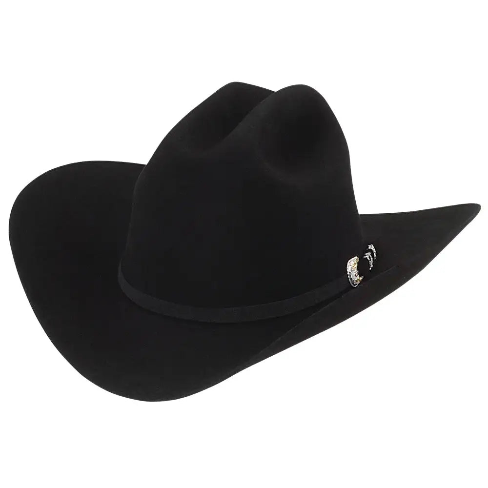 Luxury cowboy hats with premium leather construction for a fashionable and sturdy design -Larry Mahan's Superior - (100X) Fur Felt Cowboy Hat