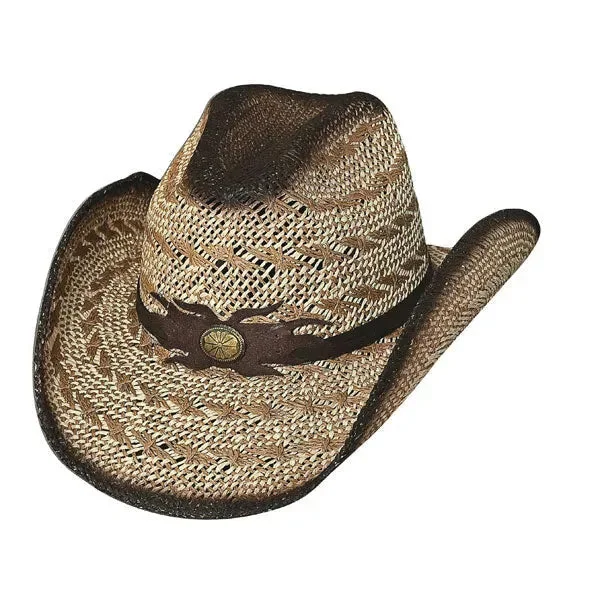 Colorful cowboy hats for men with vibrant bands for a modern and bold statement -Bullhide Desert Gold - Straw Cowboy Hat