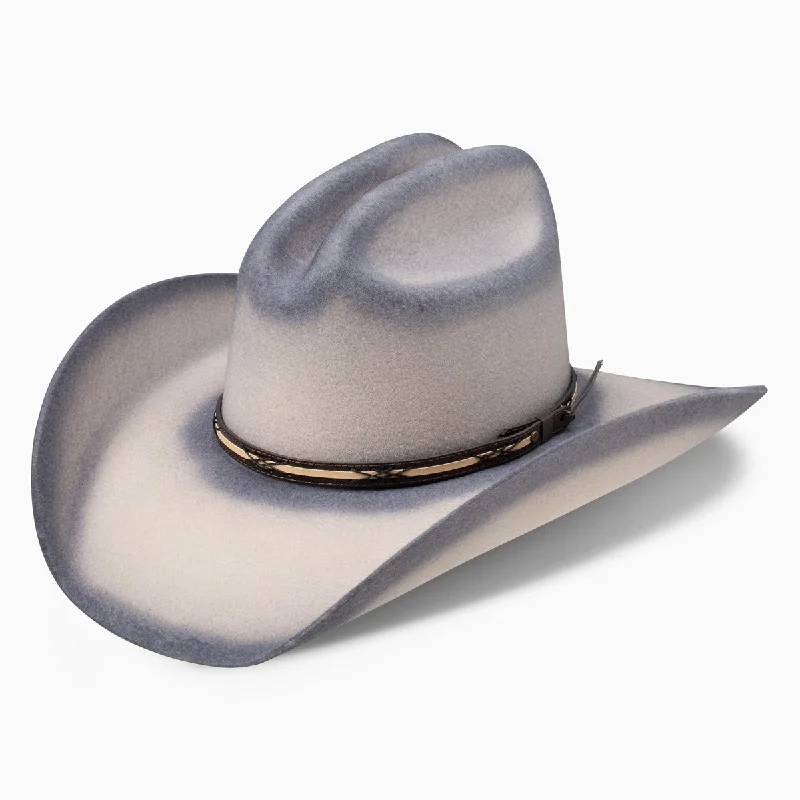 Stylish felt hat with modern brim curve -4X Rearview Town - Jason Aldean Cowboy Hat