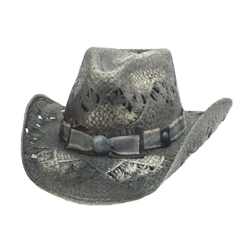 Classic cowboy hats with leather straps for women for a western-inspired, rugged look -Bullhide Golden Girl - Straw Cowgirl Hat