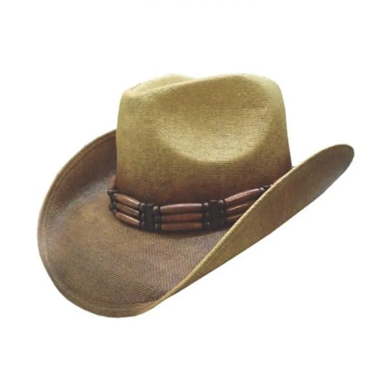 Personalized straw hat for men with custom logo or engraving for a unique gift -Dallas Hats Sammy Tan Hat