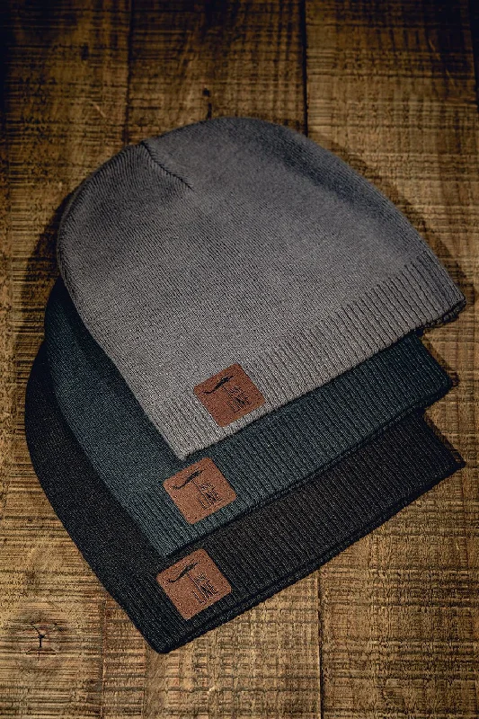 Classic black cap for versatile outfit pairing -Nine Line Beanie