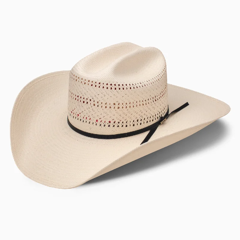 Fashionable straw Panama hat for men with traditional and sleek design -20X Chase 4 1/2" Brim Cowboy Hat