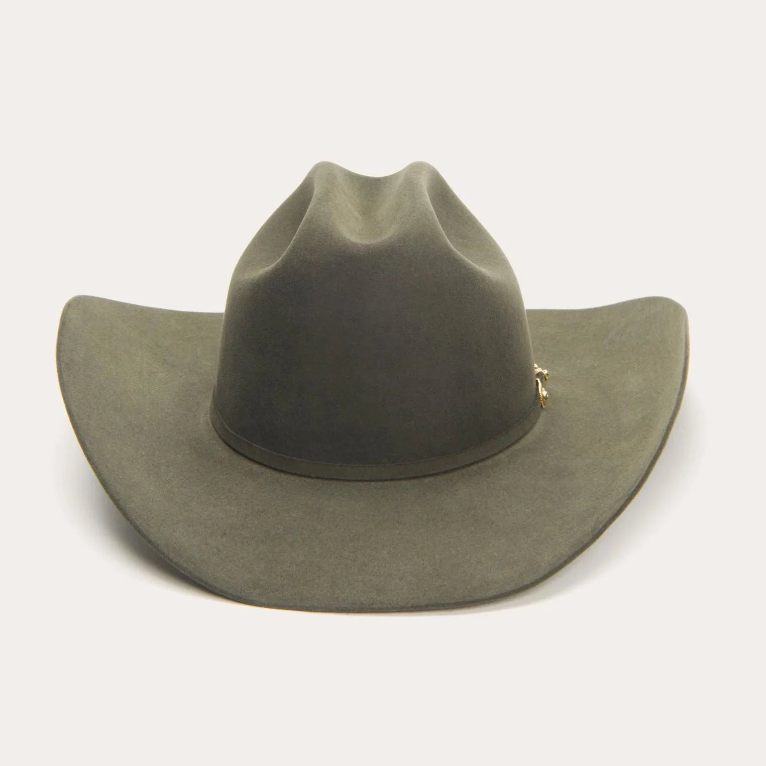 Luxury felt cowboy hats for men with high-quality craftsmanship and smooth texture -Munford 6X Sage Cowboy Felt Hat