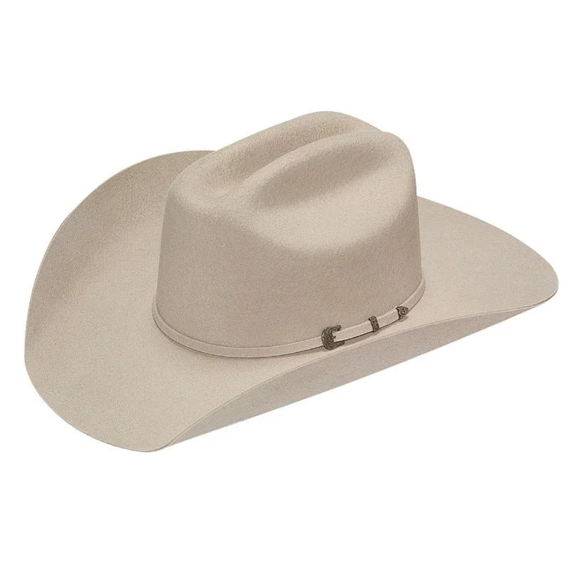 Vintage wool felt hat for nostalgic style -Twister Men's Felt Silverbelly Cowboy Hat