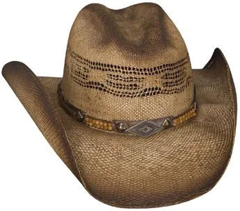 Vintage straw hat for women with delicate weave and traditional feel -Montecarlo Full Speed Natural Shady Hat