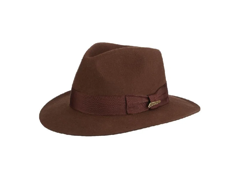 Designer fedora hats for women with intricate beading and embellishments -The Satipo Indiana Jones