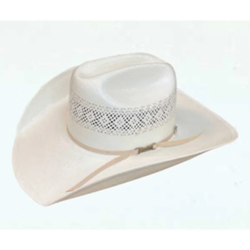 Vintage straw hat for men with classic charm and retro appeal -American Hat Company Rancher Straw Hat