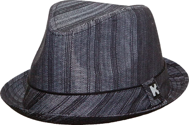 Classic straw fedora hats for men with contrasting bands for eye-catching appeal -CH62-D