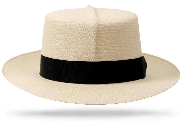 Lightweight woven straw hat for women with comfortable and airy design -Montecristi Optimo