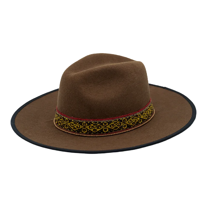 Classic felt hat with soft wool texture -To The Origin