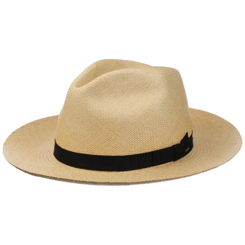 Lightweight straw beach hat for women with a simple design for sun protection -Ardit Panama Hat by Bailey 1922