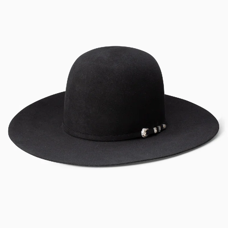 Durable felt hat with reinforced brim strength -Resistol Pure Cowboy Hat