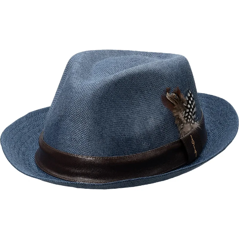 Premium wool fedora hats for men with clean, sharp edges and refined look -Biltmore Hometown Sisal Teardrop Fedora