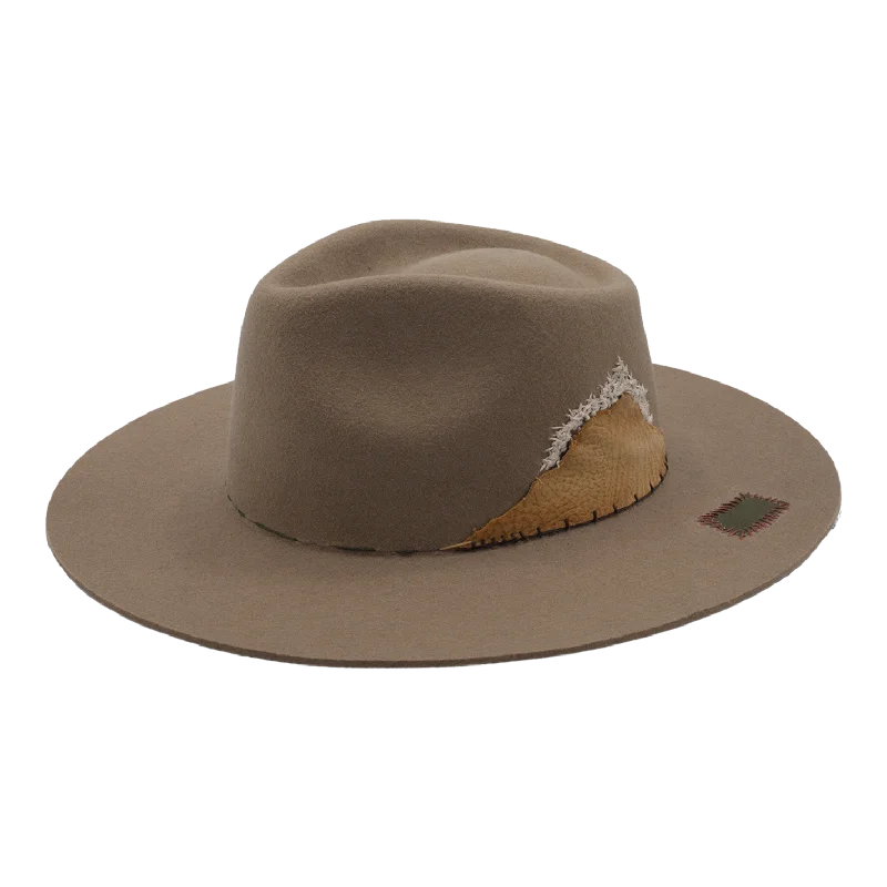 Classic wool felt hat for enduring style -The Groundation Camel