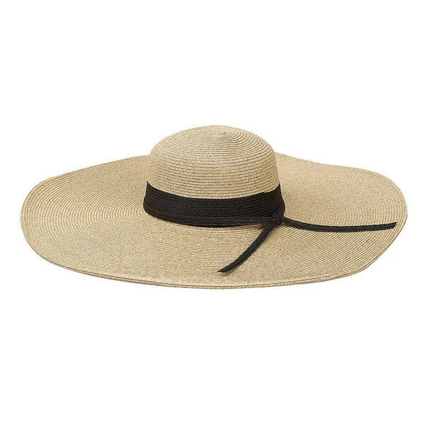 Durable straw cowboy hat for men with rugged look and sun protection -Jeanne Simmons - 7" Brim Sun Hat