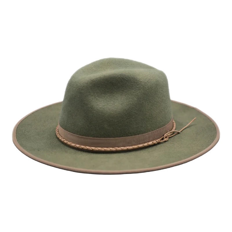 Lightweight wool felt hat for summer wear -Simplicity Washed