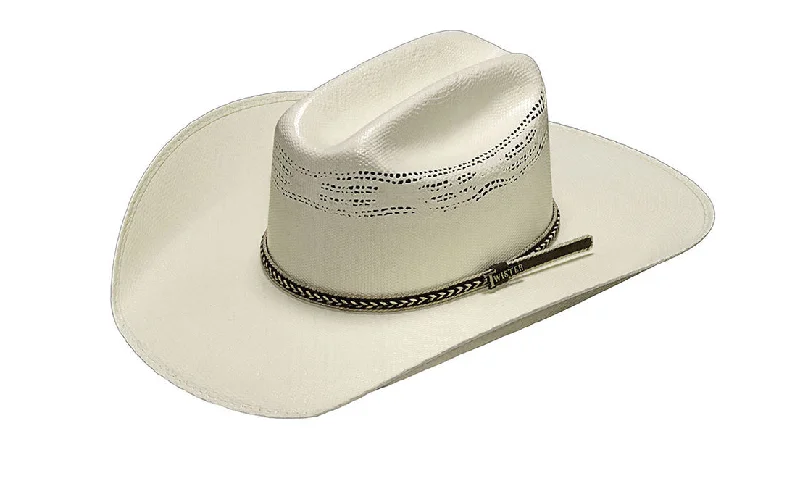 Adjustable straw hat for men with a comfortable fit for outdoor activities -Twister - T71846 - Ivory Bangora