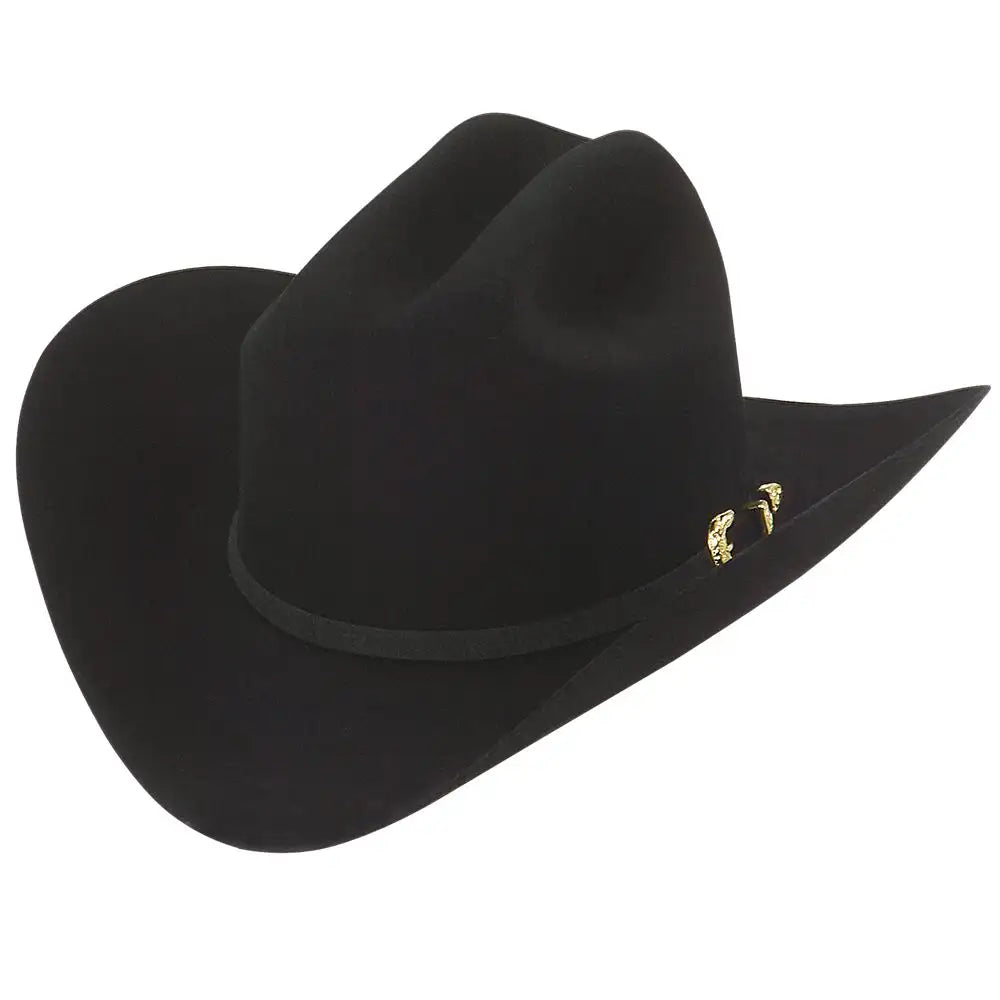 Cowboy hats for women with embroidered motifs and gemstone bands for a stylish look -Larry Mahan's Dorado (4") - (5X) Fur Felt Cowboy Hat