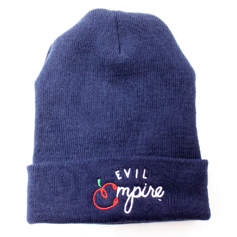 Stylish snapback cap for urban street style -Evil Empire Beanies (Navy)