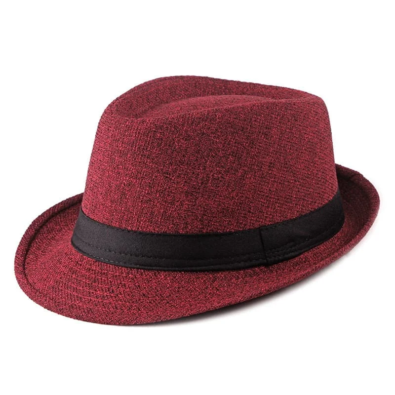 Lightweight wool felt hat for travel ease -Kent Marbled Trilby Hat