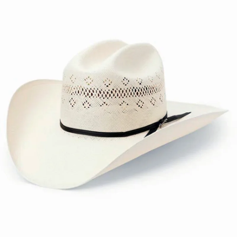 Fashionable straw Panama hat for men with traditional and sleek design -Stetson Baker Straw Hat