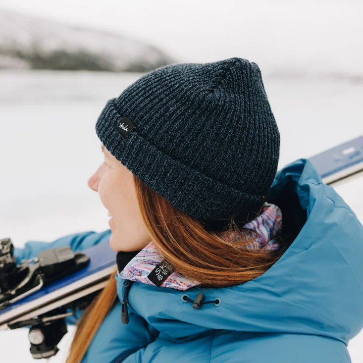 Black mesh cap for breathable summer wear -Ripple | Lookout Beanie