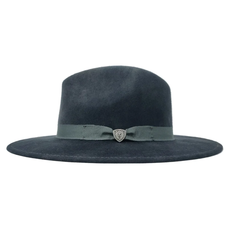 Luxury wool fedora hats for men with rich textures and fine details -Dobbs Shade Wool Felt Pinch Front Wide Brim Fedora