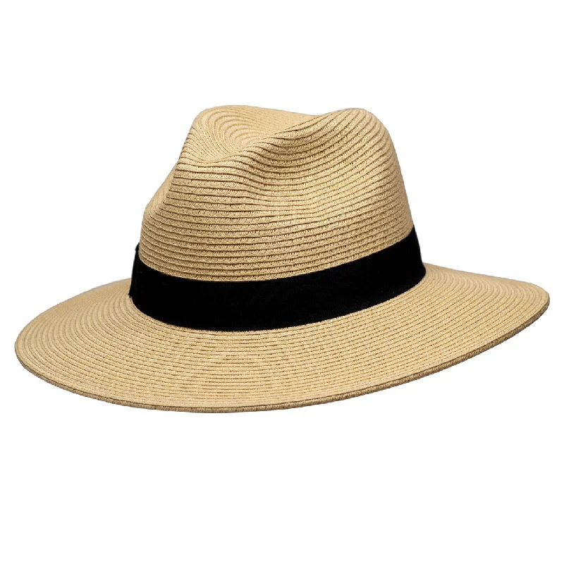 Fashionable fedora hats for men with statement feathers for extra flair -Saint Martin - Paper Braid Fedora