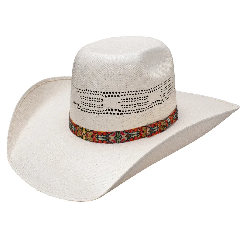 Vintage straw hat for men with classic charm and retro appeal -Resistol Rocker Natural Straw