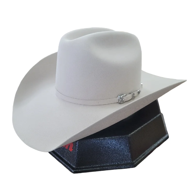 Breathable wool felt hat for warm climates -American Hat Co. - 20X Silver Belly Felt Cowboy Hat - 4 1/4" Brim