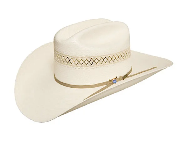 Cowboy hats for men with rough leather bands for a rugged, earthy appeal -Resistol Wildfire Western Straw Mens Hat