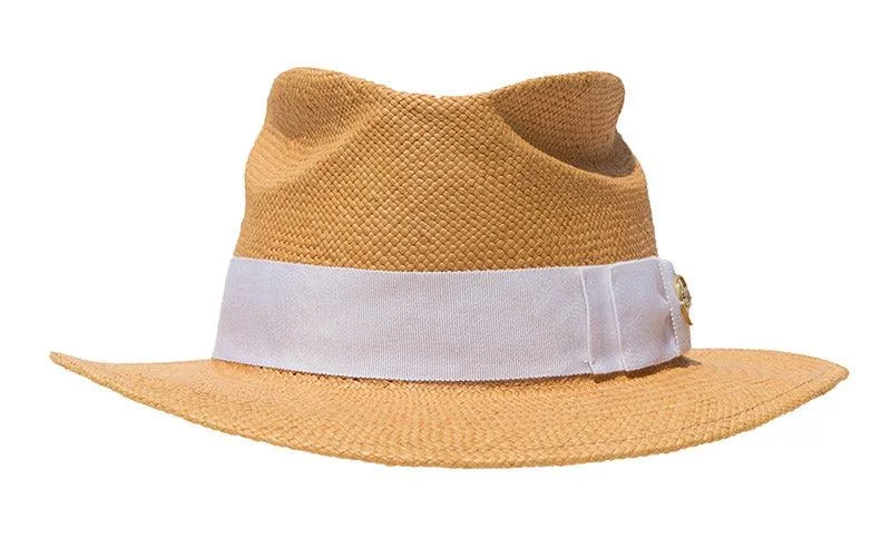 Comfortable straw fedora hats for men with UV protection for outdoor activities -Eddie