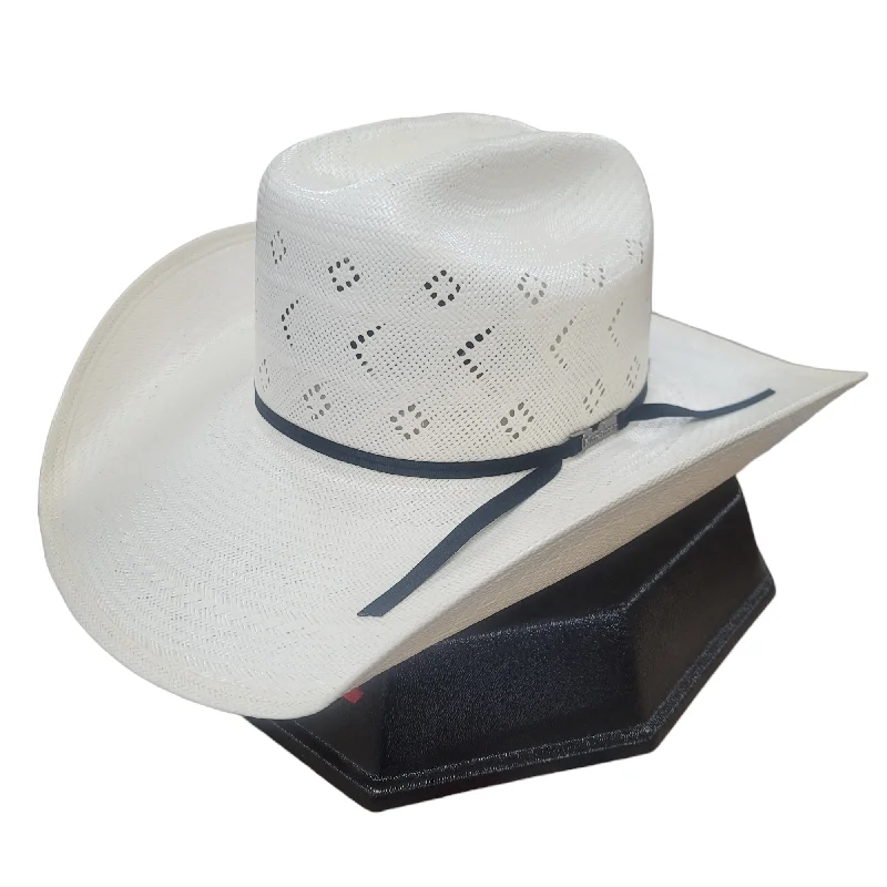 Comfortable straw hat for men with adjustable strap and breathable design -AMERICAN HAT CO. STRAW HAT - #TC 8900