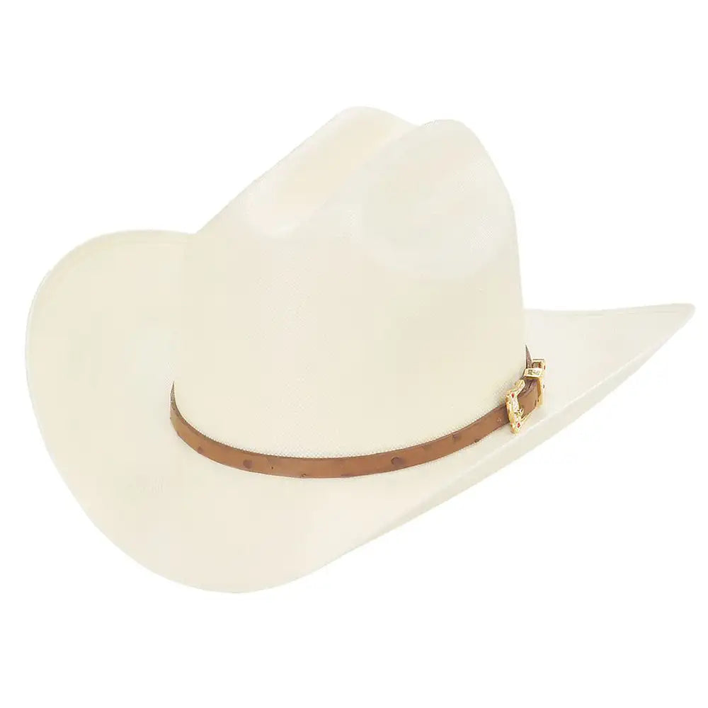 Durable felt cowboy hats for men with wide brims for sun protection -Larry Mahan's Corona (4") - (30X) Straw Cowboy Hat