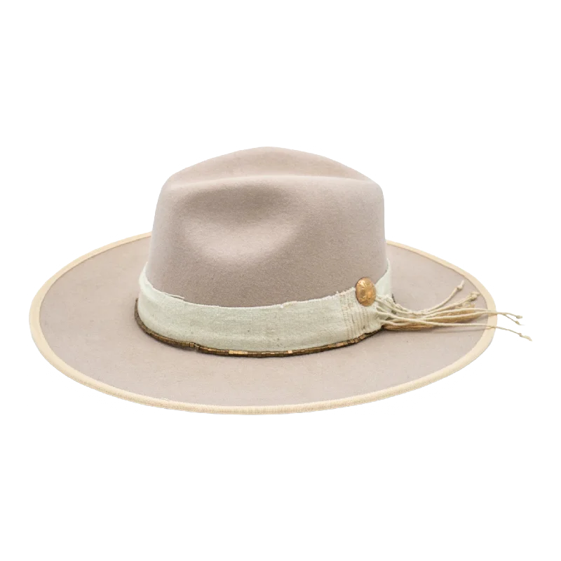 Elegant felt hat for formal evening events -Colorado Winter